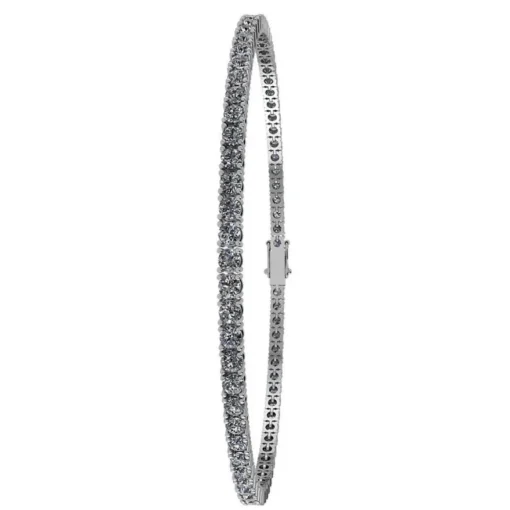 14 Karat Hvidguld Armbånd fra Henrik Ørsnes Design med Brillanter 1,26 Carat W/SI