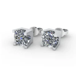 14 Karat Hvidguld Øreringe fra Henrik Ørsnes Design med Brillanter 1,00 Carat TW/SI