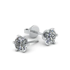 14 Karat Hvidguld Øreringe fra Henrik Ørsnes Design med Brillanter 0,60 Carat TW/SI