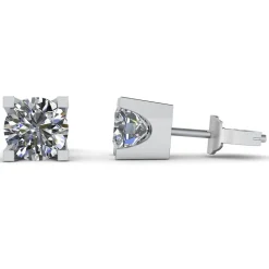 14 Karat Hvidguld Øreringe fra Henrik Ørsnes Design med Diamanter 1,40 Carat TW/SI