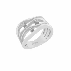 14 Karat Hvidguld Ring fra Henrik Ørsnes Design med Diamanter 0,05 Carat W/SI