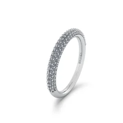 14 Karat Hvidguld Ring fra Smykkekæden med Diamanter 0,41 Carat W/SI