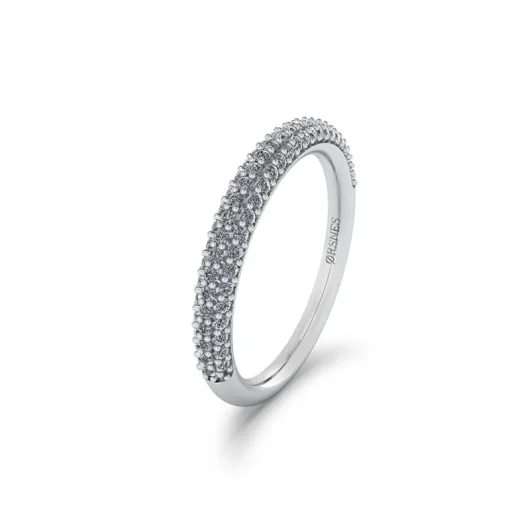 14 Karat Hvidguld Ring fra Smykkekæden med Diamanter 0,41 Carat W/SI