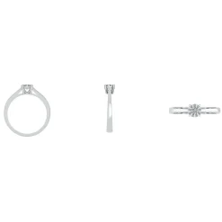 14 Karat Hvidguld Ring fra Henrik Ørsnes Design med Brillanter 0,40 Carat W/SI