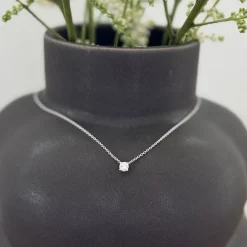 14 Karat Hvidguld Vedhæng fra Henrik Ørsnes Design med Brillant 0,50 Carat W/SI2