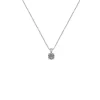 18 Karat Hvidguld Vedhæng fra Henrik Ørsnes Design med Diamant 0,06 Carat TW/SI
