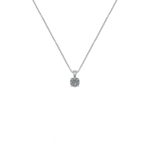 18 Karat Hvidguld Vedhæng fra Henrik Ørsnes Design med Diamant 0,06 Carat TW/SI