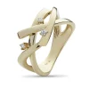 14KT GULD RING M. DIAMANTER