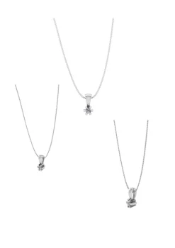14KT VEDHÆNG M. DIAMANT 0,05 CARAT TW/SI