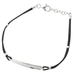 Læder Armbånd fra Lund Copenhagen med Sølv 9708218-30