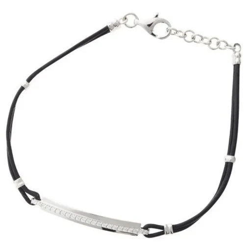 Læder Armbånd fra Lund Copenhagen med Sølv 9708218-30