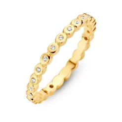 Light Forgyldt Sølv Ring S53452