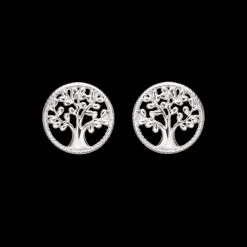 Livets Træ Sterling Sølv Ørestikker fra Støvring Design