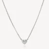 Love Heart Sterling Sølv Halskæde fra Izabel Camille
