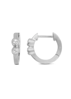 Lucy Hoops Sterling Sølv Øreringe fra byBiehl 4-039A-R