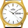 Mens Golden Herreur Fra Inex A12124-1D0I