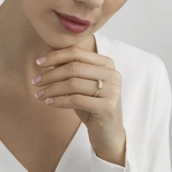 Mini Mercy 18 Karat Guld Ring fra Georg Jensen med Brillanter 0,53 Carat TW/VS