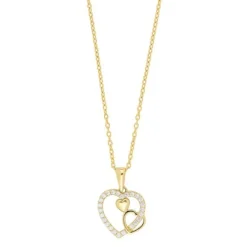 Nordahl Andersen Heart Vedhæng i 8 Karat Guld 283096CZ3