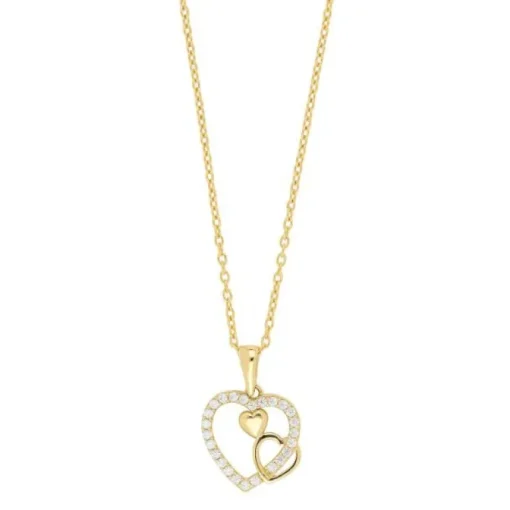 Nordahl Andersen Heart Vedhæng i 8 Karat Guld 283096CZ3