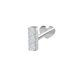 Nordahl Andersen Labret Piercing Sterling Sølv Ørering