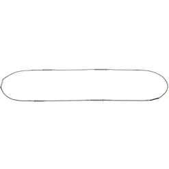 Nordahl Andersen Oxideret Sølv Halskæde 825626