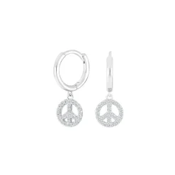 Nordahl Andersen Peace Ibinor Øreringe i Sterling Sølv