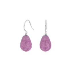 Nordahl Andersen Siersbøl Shape Sterling Sølv Ørehængere med Quartz