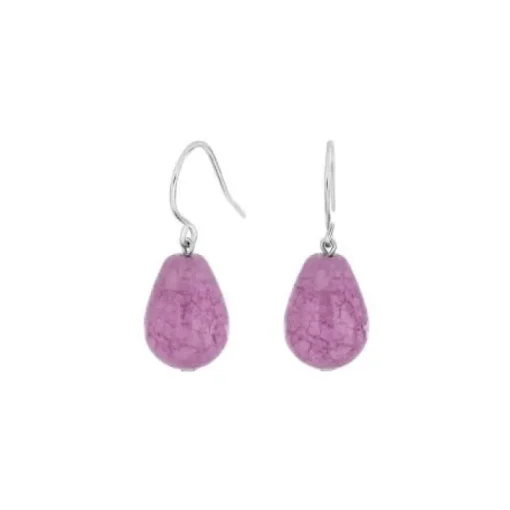 Nordahl Andersen Siersbøl Shape Sterling Sølv Ørehængere med Quartz