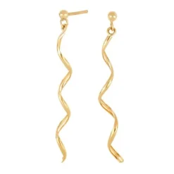 Nordahl Andersen Spiral 8 Karat Guld Ørehængere