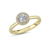 Nuran Bernadotte 14 Karat Guld Ring med Diamanter 0,59 Carat W/VS