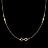 Nuran Melfia Infinity 14 Karat Guld Halskæde 2305111F