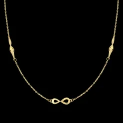 Nuran Melfia Infinity 14 Karat Guld Halskæde 2305111F
