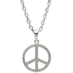 Peace Sterling Sølv Halskæde fra Nordahl Andersen