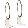 Pendant Moon Titanium Øreringe fra Blomdahl
