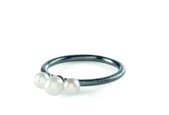 Pernille Corydon 3 Pearls Sterling Sølv Ring med Perler