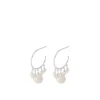 Pernille Corydon Bay Hoops Sterling Sølv Øreringe med Ferskvandsperler