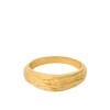 Pernille Corydon Coastline Ring i Forgyldt Sølv R-470-GP