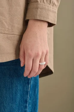 Pernille Corydon Coastline Ring i Forgyldt Sølv R-470-GP