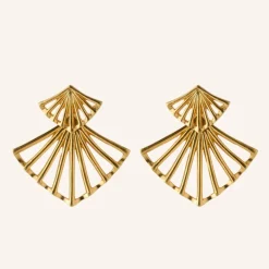 Pernille Corydon Dancing Ballerina Øreringe i Forgyldt Sølv