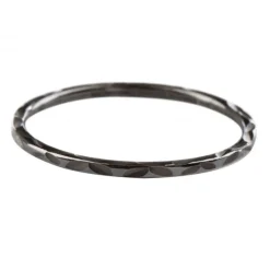 Pernille Corydon Facet Ring i Oxideret Sølv R-145-OXY