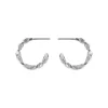 Pernille Corydon Golden Fields Dancing Wave Hoop Sterling Sølv Ørestikker