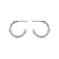 Pernille Corydon Golden Fields Dancing Wave Hoop Sterling Sølv Ørestikker