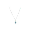 Pernille Corydon Hellir Blue Ice Halskæde i Sterling Sølv med Sten