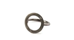 Pernille Corydon Open Coin Sterling Sølv Ring R-200-RUT