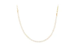 Pernille Corydon Seaside Forgyldt Sølv Halskæde med Ferskvandsperler