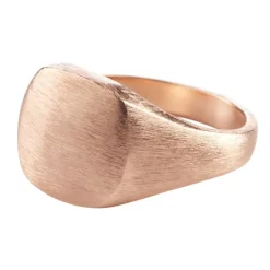 Pernille Corydon Signet Rosaforgyldt Sølv Ring R-103-RGP