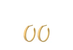 Pernille Corydon Small Eclipse Øreringe i Forgyldt Sølv