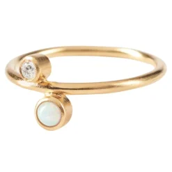 Pernille Corydon Sunset Forgyldt Sølv Ring R-930-GP