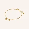 Rain Bracelet Forgyldt Sølv Armbånd fra Pernille Corydon