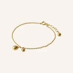 Rain Bracelet Forgyldt Sølv Armbånd fra Pernille Corydon